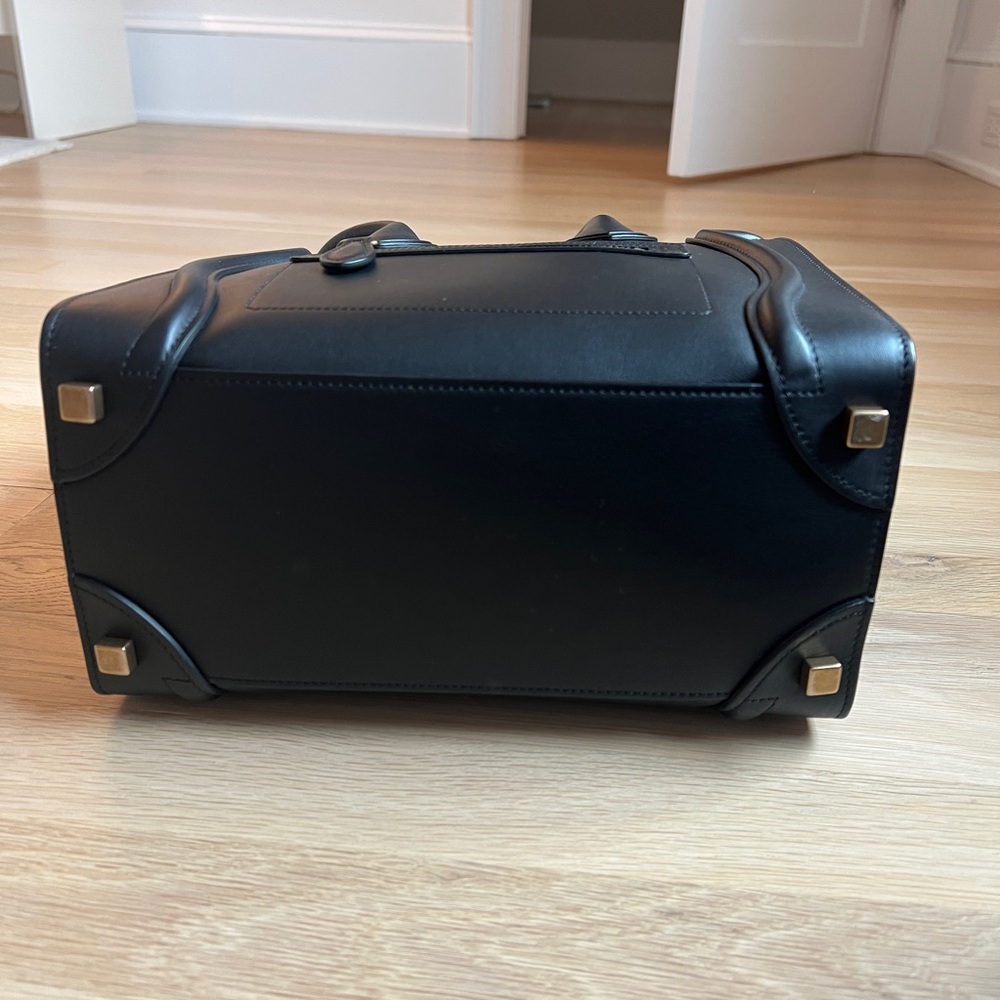 Celine micro Luggage tote black - Picture 6 of 15